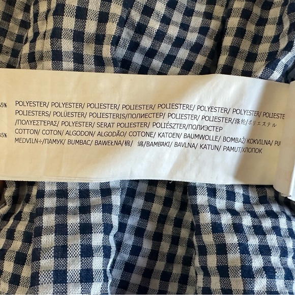 MINKPINK One Shoulder Dress in Navy and White - Picture 10 of 10